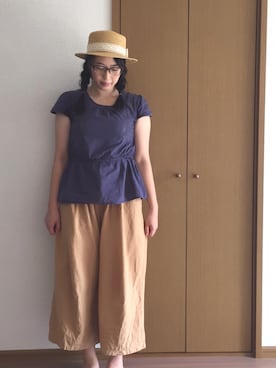 「PRIME PATTERN（プライムパターン）のアイテム」を使った、sakiさん（レディース・158cm）の夏コーディネート