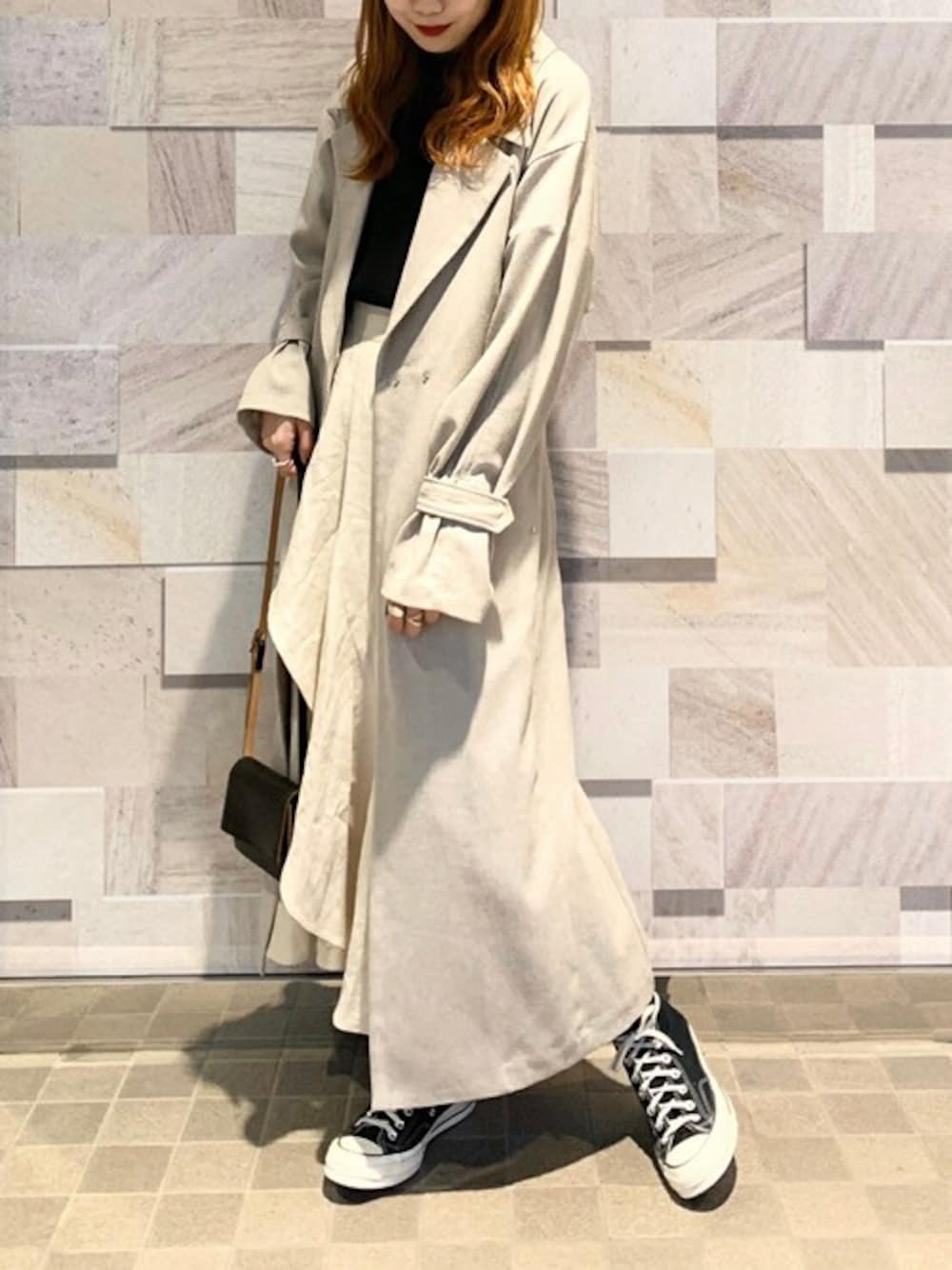 STUDIOUS】ハイツイスト ロングローブ スプリングコート STUDIOUS 