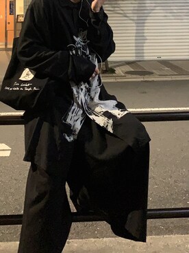 黒さん（メンズ・165cm）の冬コーディネート