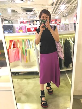 「SHIPS（シップス）のアイテム（アナログ腕時計）」を使った、greenさん（レディース・159cm）の夏コーディネート