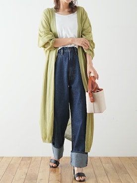 「Futier land（フューティアランド）のアイテム」を使った、ナツさん（レディース・158cm）の春コーディネート