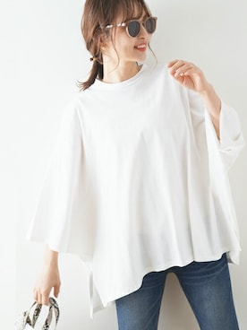 「Futier land（フューティアランド）のアイテム」を使った、ナツさん（レディース・158cm）の春コーディネート