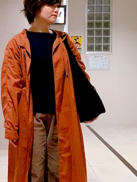「ALLUMER（アリュメール）のアイテム（ジャケット/アウター）」を使った、teuk56さん（レディース・158cm）の秋コーディネート