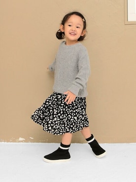 「アイテム（ブーツ）」を使った、sorotto_sさん（キッズ・100cm）の秋コーディネート