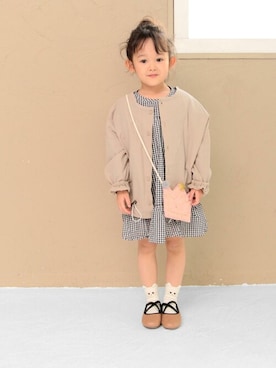 「アイテム（バレエシューズ）」を使った、sorotto_sさん（キッズ・100cm）の冬コーディネート