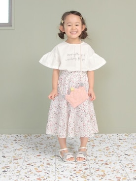 「アイテム（サンダル）」を使った、sorotto_sさん（キッズ・100cm）の春コーディネート