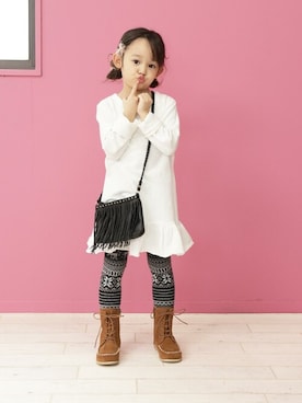 「ポシェット」｜sorotto_sさん（キッズ・110cm）の秋コーディネート