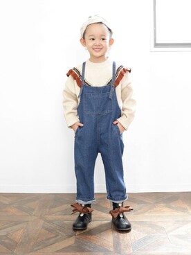 「こどもコーデ」｜sorotto_sさん（キッズ・110cm）の秋コーディネート