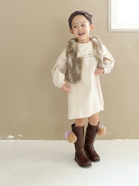 「SOROTTO（ソロット）のアイテム」を使った、sorotto_sさん（キッズ・110cm）の秋コーディネート