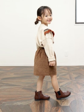 「SOROTTO（ソロット）のアイテム」を使った、sorotto_sさん（キッズ・110cm）の秋コーディネート