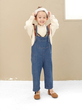 「アイテム（パンプス）」を使った、sorotto_sさん（キッズ・110cm）の秋コーディネート