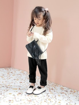 「アイテム（ドレスシューズ）」を使った、sorotto_sさん（キッズ・110cm）の秋コーディネート