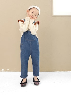 「アイテム（パンプス）」を使った、sorotto_sさん（キッズ・110cm）の秋コーディネート