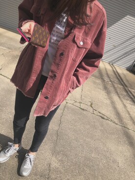 Zara ザラ のデニムジャケット ピンク系 を使ったコーディネート一覧 年齢 20歳 24歳 Wear