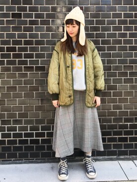 「wearhalloween2017」｜「アイテム（ニットキャップ/ビーニー）」を使った、override_officialさん（レディース・155cm）の秋コーディネート