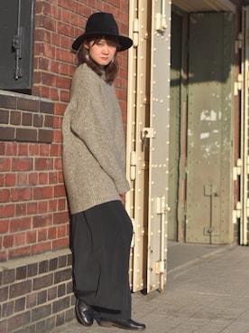 「arth」｜override_officialさん（レディース・160cm）の冬コーディネート