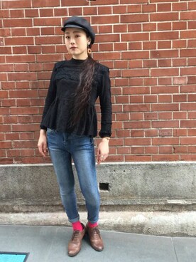 override_officialさん（レディース・160cm）の春コーディネート