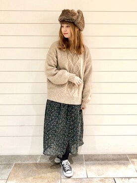 override_officialさん（レディース・160cm）の冬コーディネート