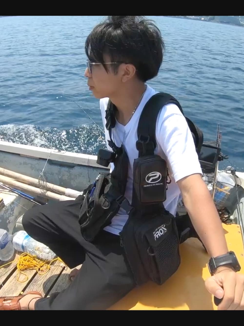 「熱海、海、釣船、釣りコーデ」｜「沖メバルのアイテム（おもちゃ、ブラウン系）」を使った、くんくんさん（メンズ・159cm）の夏コーディネートの1枚目の写真