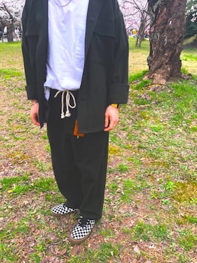 「Johnbull Private labo（ジョンブルプライベートラボ）のアイテム（セットアップ）」を使った、ｒｙｏｍａ.さん（メンズ・168cm）の春コーディネート