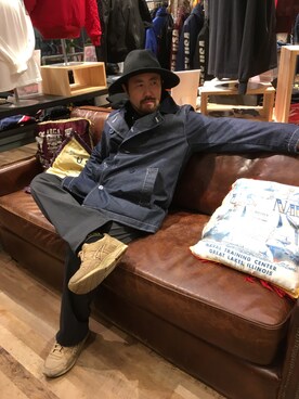 「TYPE BLUE（タイプブルー）のアイテム（ジャケット/アウター）」を使った、TAKASIさん（メンズ・166cm）の秋コーディネート