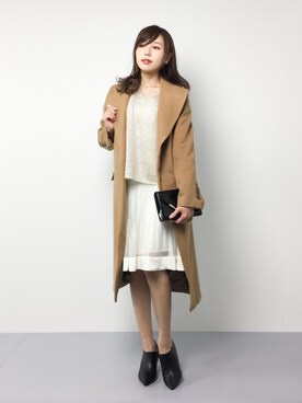 「DRWCYS（ドロシーズ）のアイテム（その他アウター）」を使った、JULIAさん（レディース・160cm）の冬コーディネート