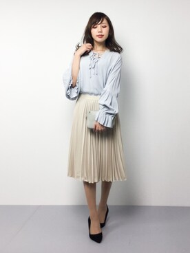 「フレンチカジュアル」｜JULIAさん（レディース・160cm）の冬コーディネート