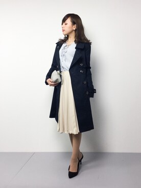 「フレンチカジュアル」｜JULIAさん（レディース・160cm）の冬コーディネート