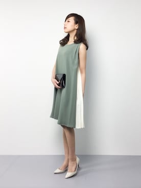 「Luxe brille（リュクスブリエ）のアイテム」を使った、JULIAさん（レディース・160cm）の冬コーディネート