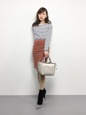 JULIAさん（レディース・160cm）の冬コーディネート