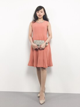 「laboratory work（ラボラトリーワーク）のアイテム（ドレス）」を使った、JULIAさん（レディース・160cm）の冬コーディネート