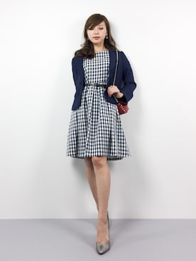 「LODISPOTTO（ロディスポット）のアイテム（ジャケット/アウター）」を使った、JULIAさん（レディース・160cm）の春コーディネート