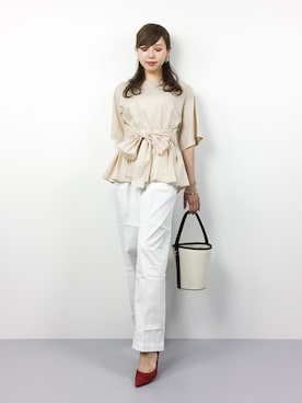 JULIAさん（レディース・160cm）の夏コーディネート