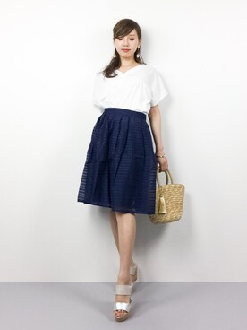 JULIAさん(レディース・160cm)の夏コーディネート
