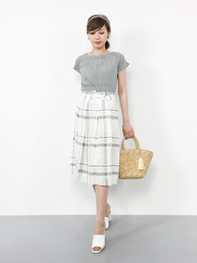 JULIAさん(レディース・160cm)の夏コーディネート