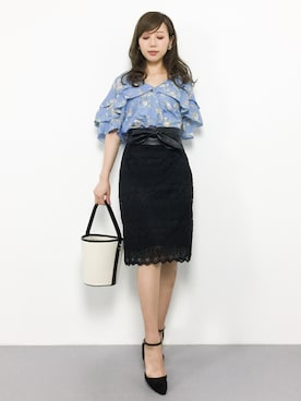 JULIAさん（レディース・160cm）の夏コーディネート