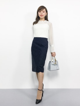 「classicalelf（クラシカルエルフ）のアイテム（バッグ）」を使った、JULIAさん（レディース・160cm）の秋コーディネート