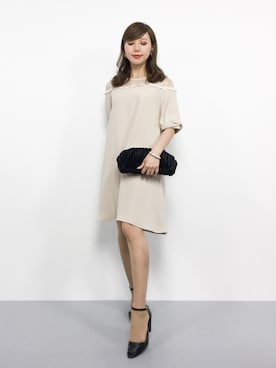 「Luxe brille（リュクスブリエ）のアイテム」を使った、JULIAさん（レディース・160cm）の秋コーディネート