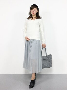 「kakatoo（カカトゥ）のアイテム」を使った、JULIAさん（レディース・160cm）の秋コーディネート