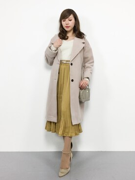 「coca（coca）（コカ）のアイテム（ジャケット/アウター）」を使った、JULIAさん（レディース・160cm）の秋コーディネート