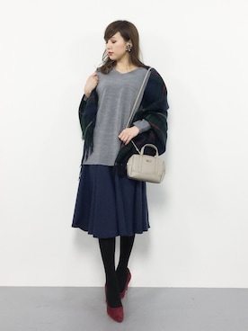 「cube sugar evo.（キューブシュガーエボ）のアイテム」を使った、JULIAさん（レディース・160cm）の冬コーディネート