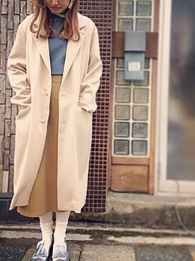 「春コート」｜VAIOUSさん（レディース・157cm）の春コーディネート