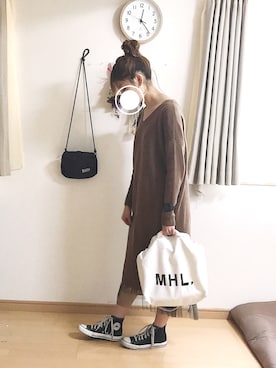 「アイテム（ピアス（両耳用））」を使った、KUROさん（レディース・166cm・20代）の秋コーディネート