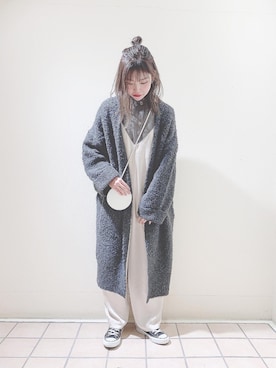「アイテム（サロペット/オーバーオール）」を使った、KUROさん（レディース・166cm・20代）の春コーディネート