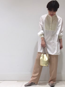 「パイソン柄」｜こつさん（レディース・152cm）の冬コーディネート