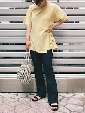 「いいね返し」｜こつさん（レディース・152cm）の春コーディネート