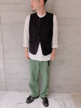 「Stan Ray（スタンレイ）のアイテム」を使った、junさん（メンズ・171cm）の夏コーディネート