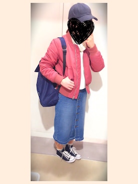 「強風」｜maayaさん（レディース・156cm）の冬コーディネート