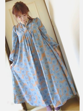 「靴下屋（クツシタヤ）の靴下屋/ 110デニール プレミアムタイツ M～Lサイズ（タイツ/ストッキング）」を使った、Kapecoさん（レディース・155cm）の春コーディネート