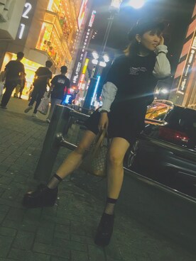 「オルチャンファッション」｜「アイテム（アクセサリー）」を使った、あかりさん（レディース・153cm）の夏コーディネート